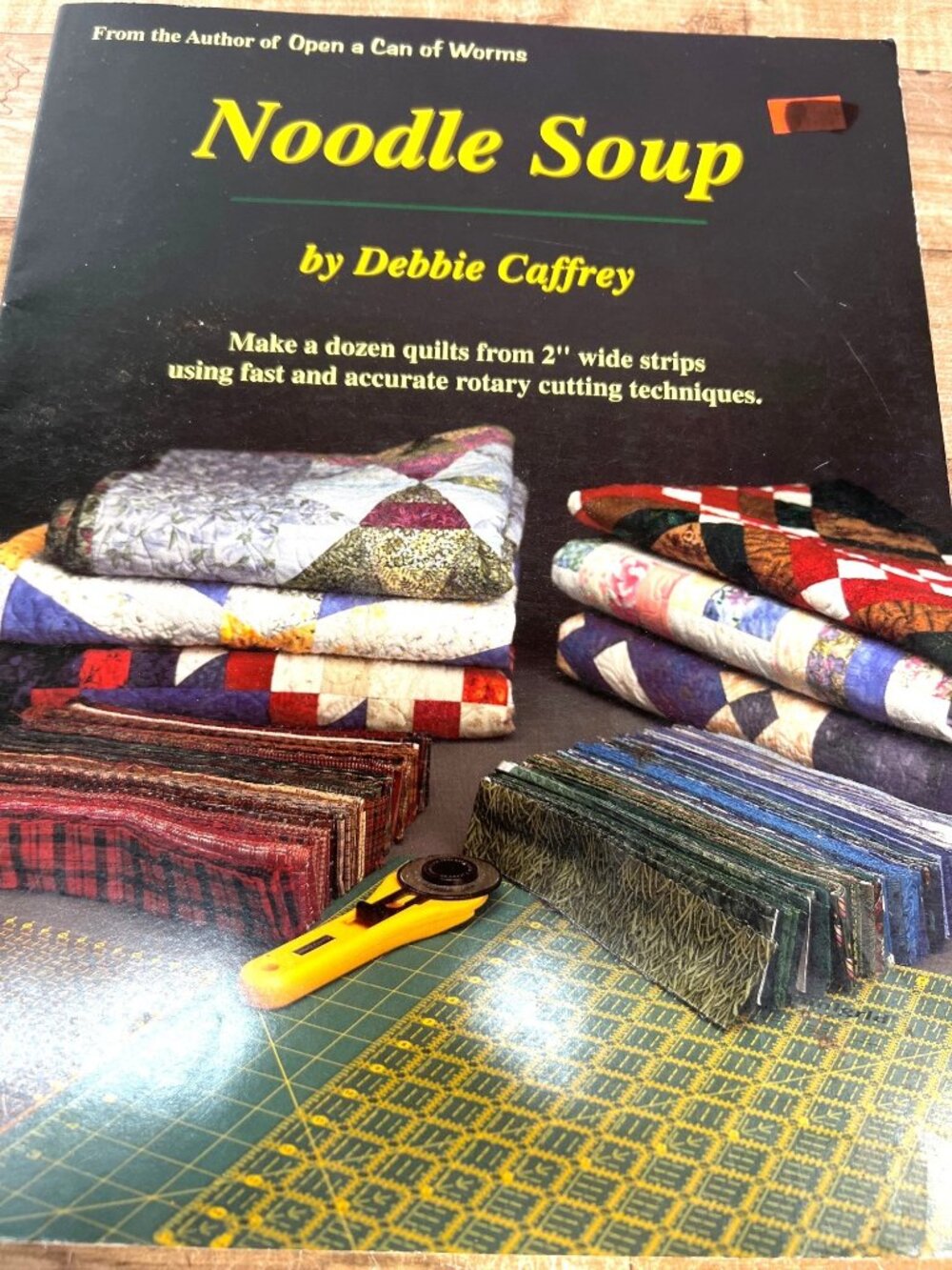 Noodle Soup By Debbie Caffrey Quilt Pattern Book - 12 Designs Using 2" Strips